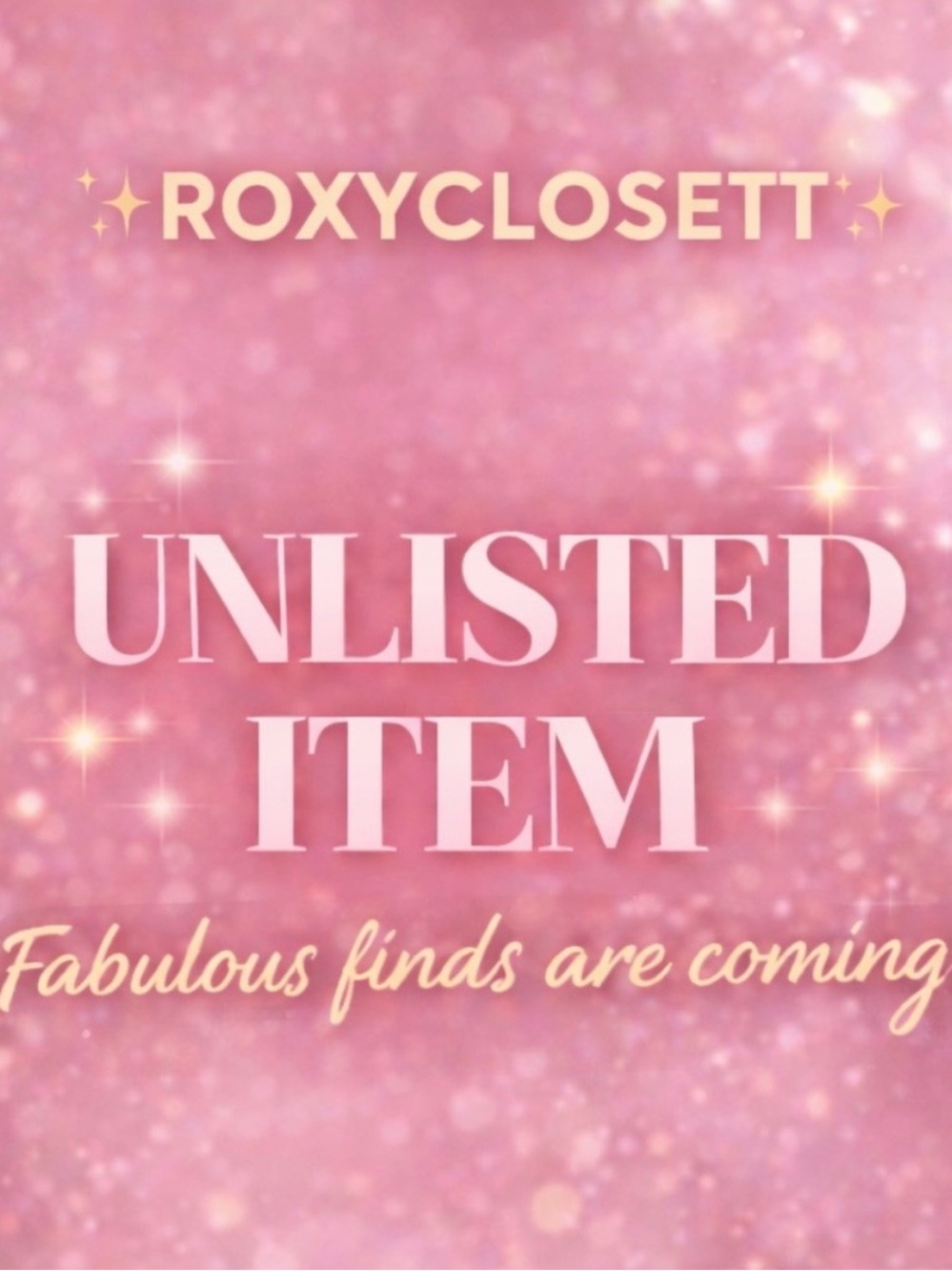 Unlisted Fabulous Finds Closet Clearout 41-80